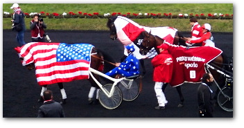 Photo of Prix d'Amerique Parade Horses in France